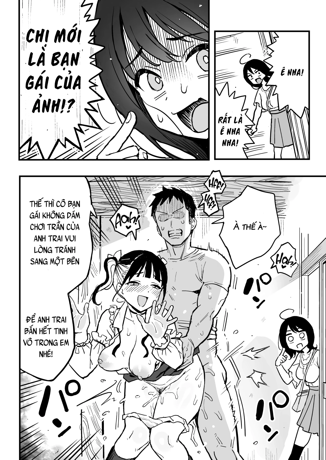 HentaiVN.net - Ảnh 44 - Bạn địt của anh ấy là em gái của bạn gái - Oneshot