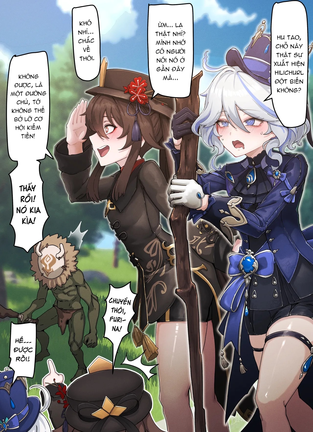 HentaiVN.net - Ảnh 3 - Teyvat Gravure #08: Hu Tao & Furina GOBLIN Impact - Oneshot