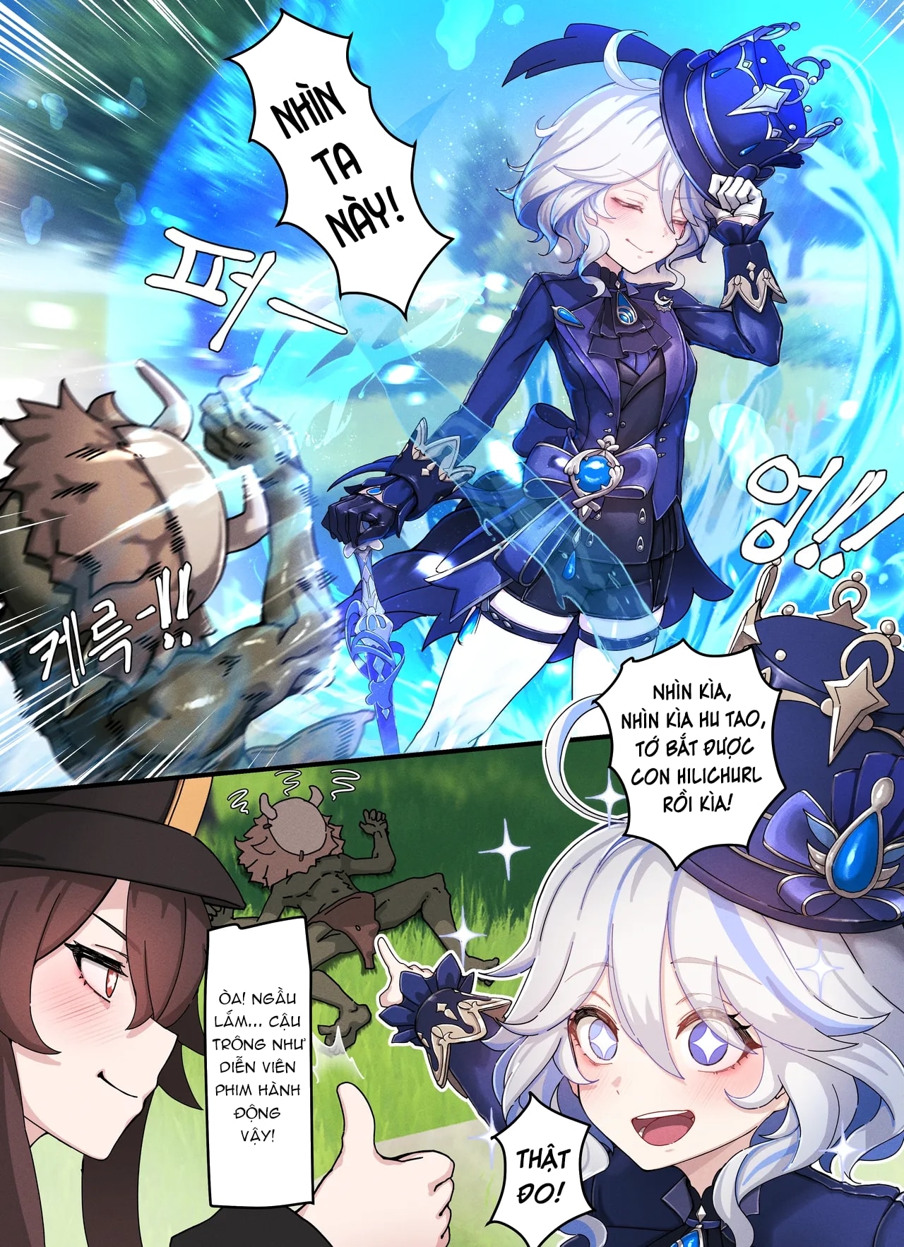 HentaiVN.net - Ảnh 4 - Teyvat Gravure #08: Hu Tao & Furina GOBLIN Impact - Oneshot