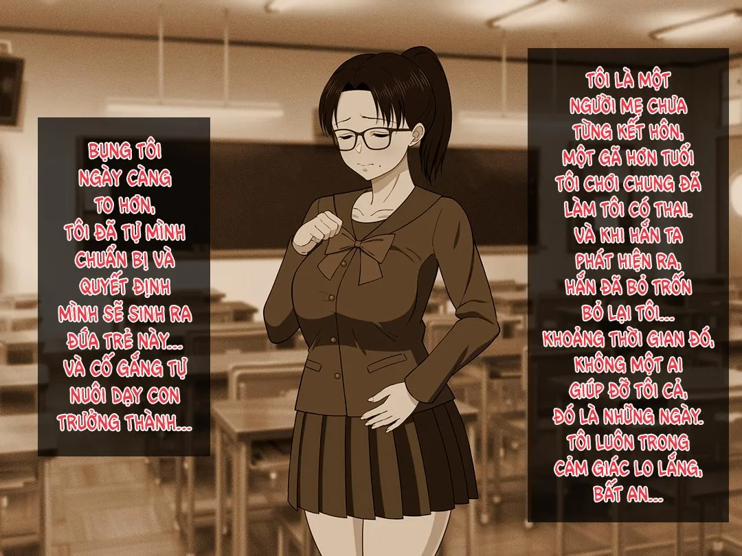 HentaiVN.net - Ảnh 30 - Khao khát người mẹ vú bự trong căn phòng nhỏ [Megane Kyonyuu Na Okaa-San To Yojouhan De Noukou Sex; Passionate Sex With A Busty Mother With Glasses In A Small Room] - Chap 1