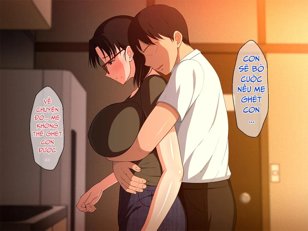 HentaiVN.net - Ảnh 6 - Khao khát người mẹ vú bự trong căn phòng nhỏ [Megane Kyonyuu Na Okaa-San To Yojouhan De Noukou Sex; Passionate Sex With A Busty Mother With Glasses In A Small Room] - Chap 3