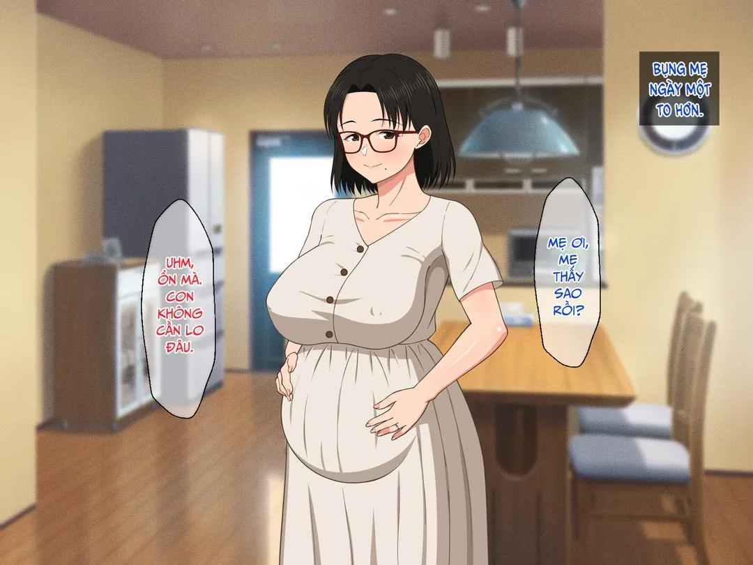 HentaiVN.net - Ảnh 3 - Khao khát người mẹ vú bự trong căn phòng nhỏ [Megane Kyonyuu Na Okaa-San To Yojouhan De Noukou Sex; Passionate Sex With A Busty Mother With Glasses In A Small Room] - Chap 7