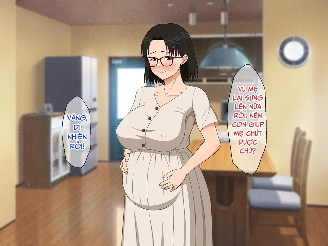 HentaiVN.net - Ảnh 6 - Khao khát người mẹ vú bự trong căn phòng nhỏ [Megane Kyonyuu Na Okaa-San To Yojouhan De Noukou Sex; Passionate Sex With A Busty Mother With Glasses In A Small Room] - Chap 7