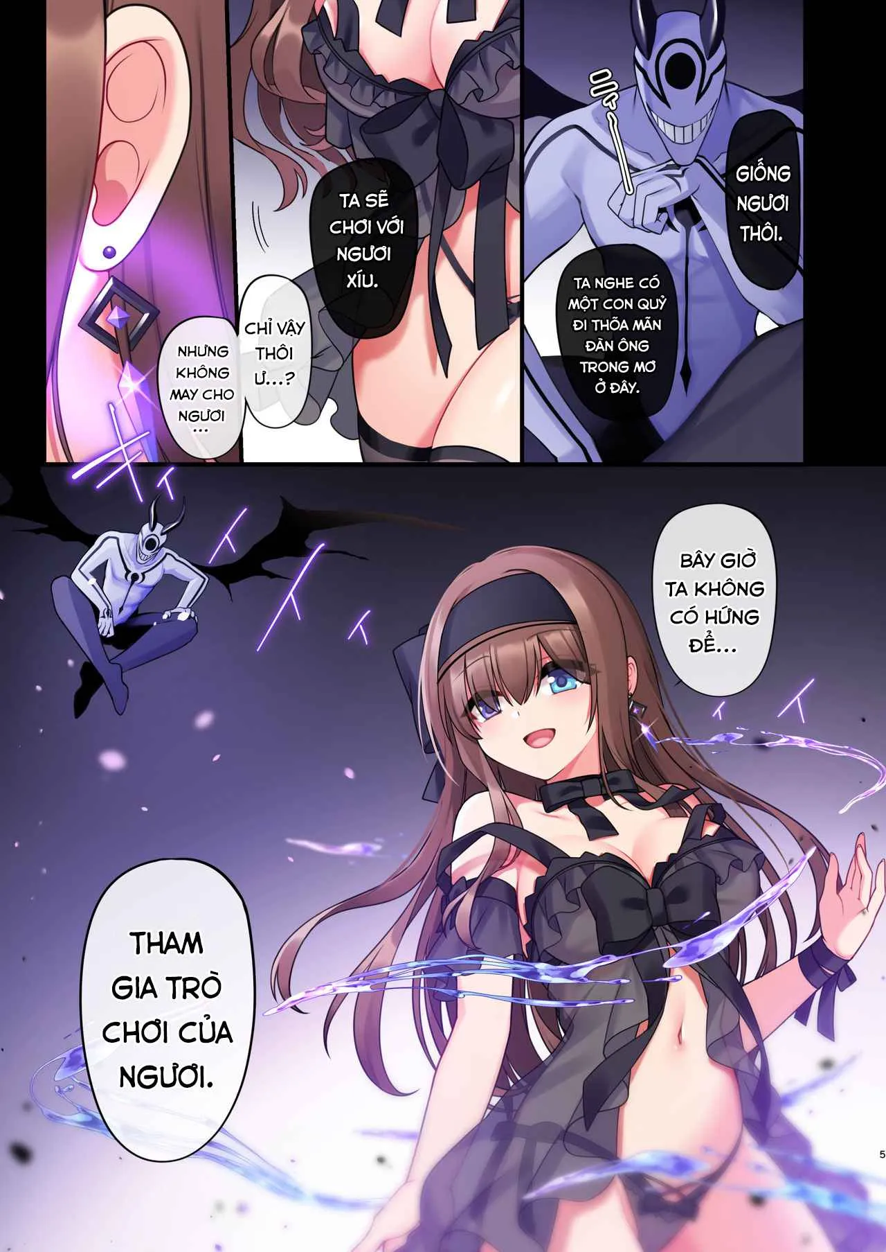 HentaiVN.net - Ảnh 3 - Làm bồn chứa tinh cho quỷ sex [The Incubus Plaything ~A Week of Edging Climax Restraint~ ; Inma-tachi No Yuugi Ittara Owari No Isshuukan] - Chap 1.1