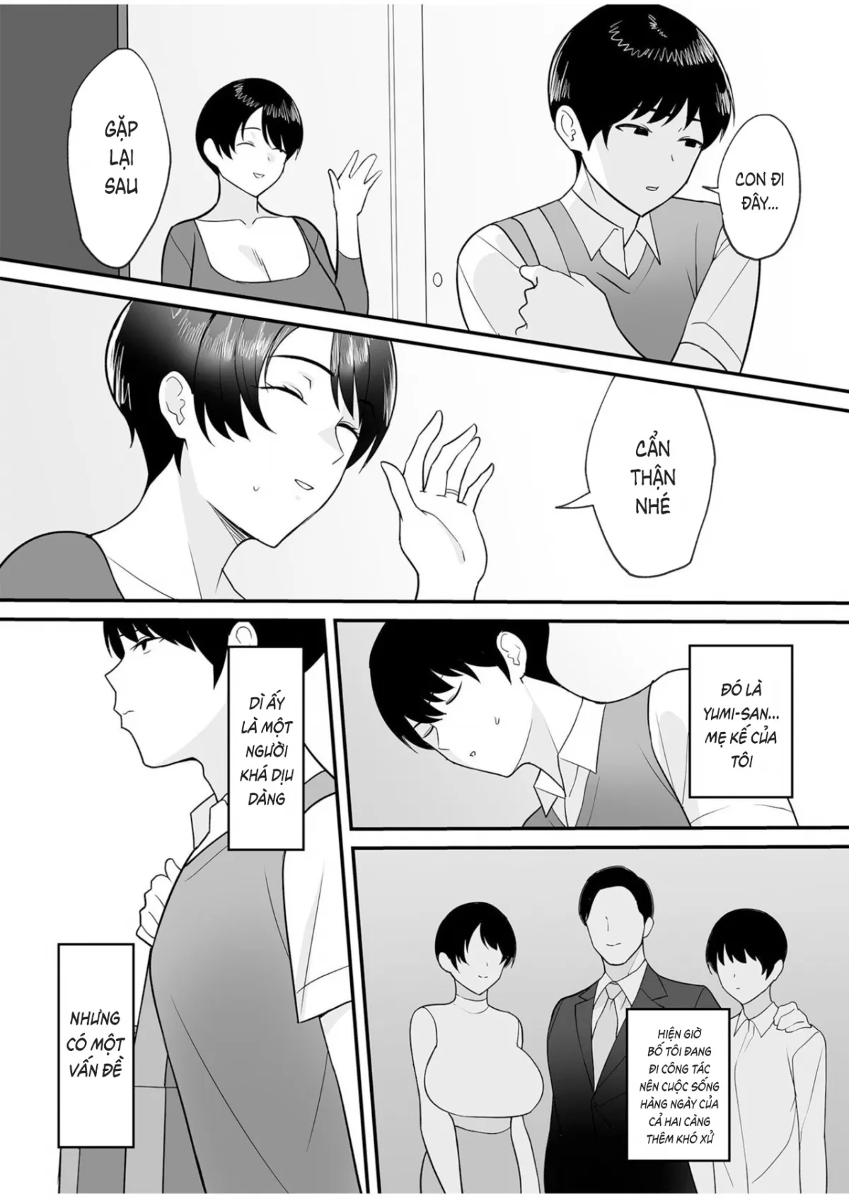 HentaiVN.net - Ảnh 4 - Gibo-san wa boku no mono [義母さんは僕のモノ] - Chap 1