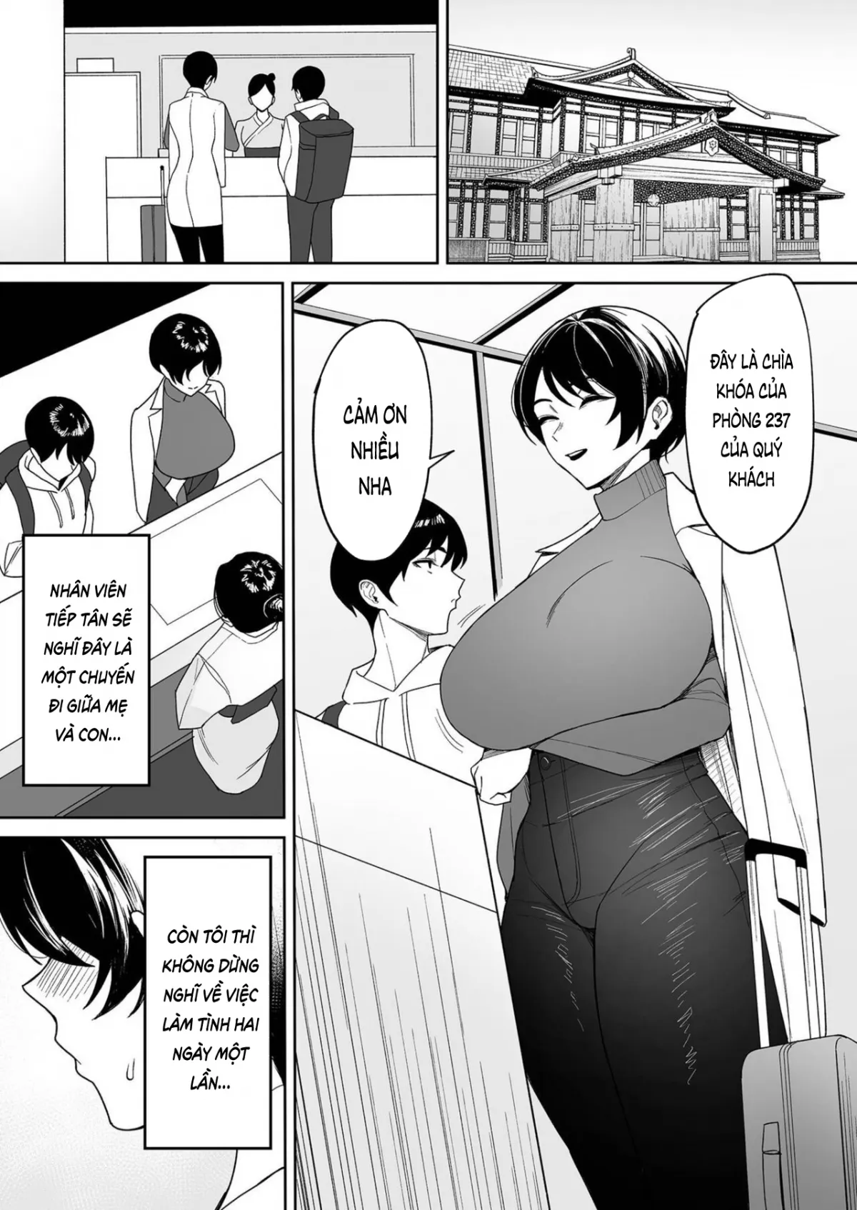 HentaiVN.net - Ảnh 3 - Gibo-san wa boku no mono [義母さんは僕のモノ] - Chap 3