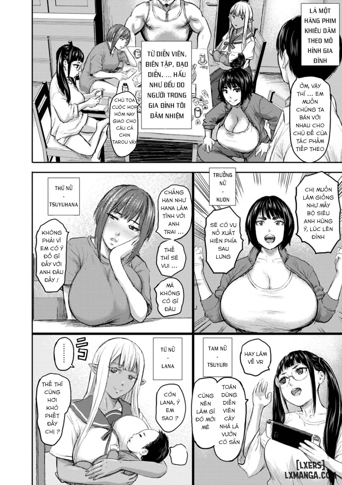HentaiVN.net - Ảnh 14 - Gia đình AV - Chap 1