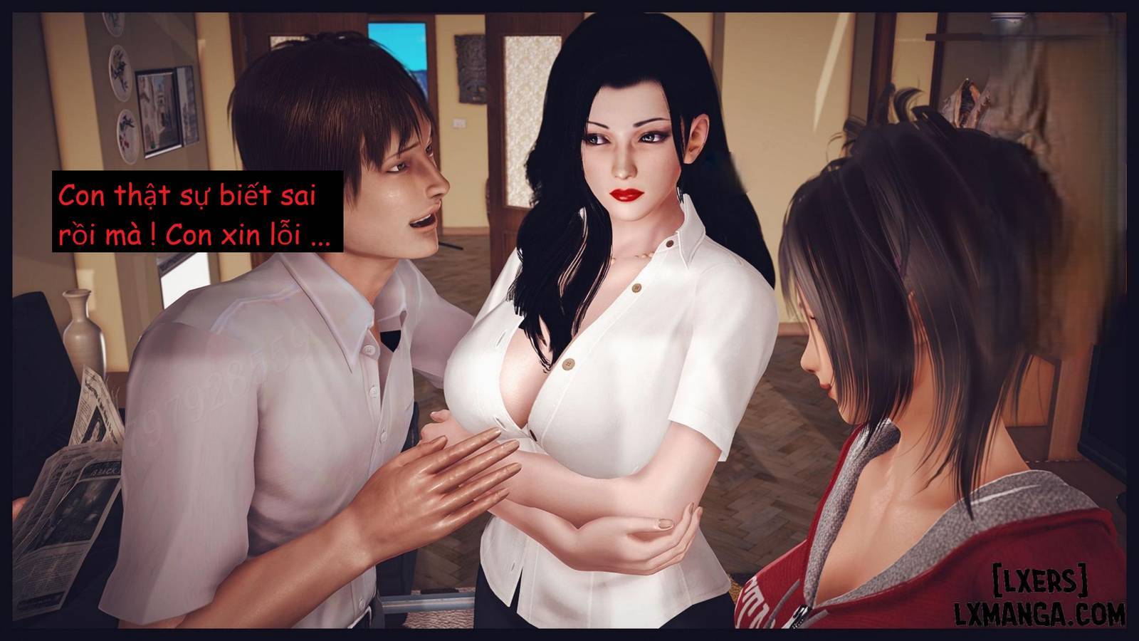 HentaiVN.net - Ảnh 13 - ĐI THI CÙNG MẸ - Chương 1