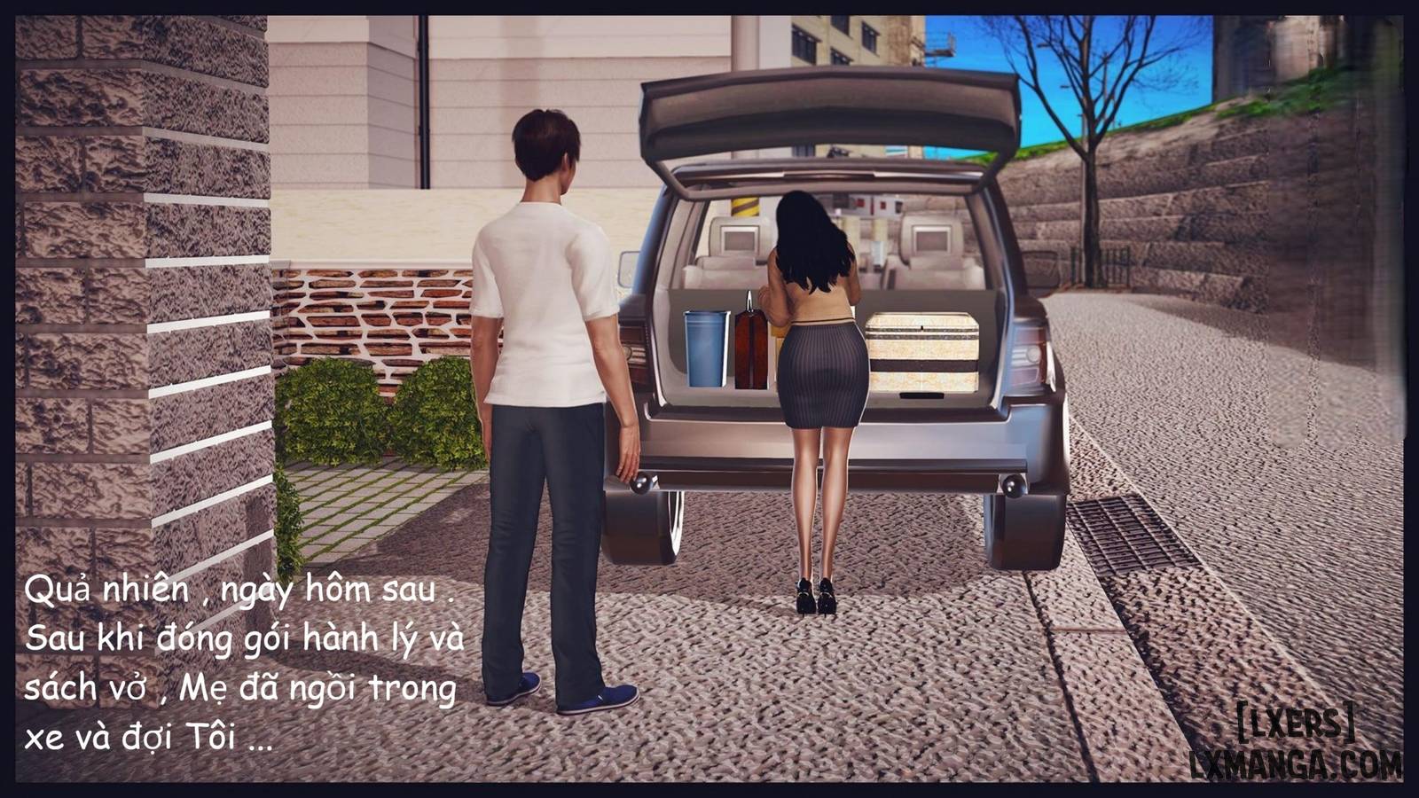 HentaiVN.net - Ảnh 27 - ĐI THI CÙNG MẸ - Chương 2.1