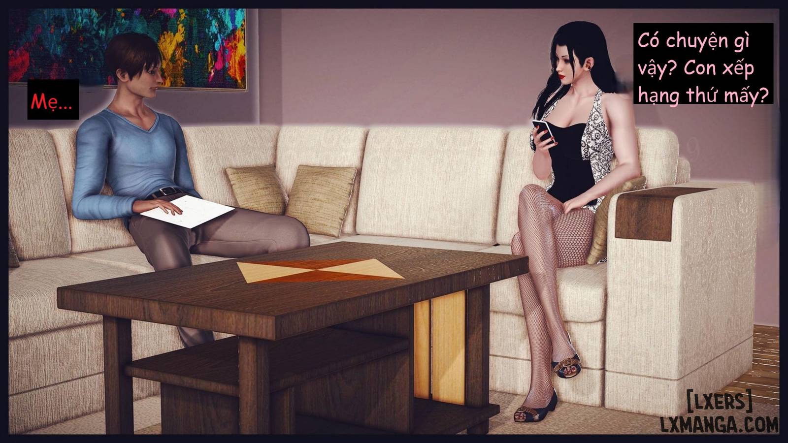 HentaiVN.net - Ảnh 18 - ĐI THI CÙNG MẸ - Chương 3.1