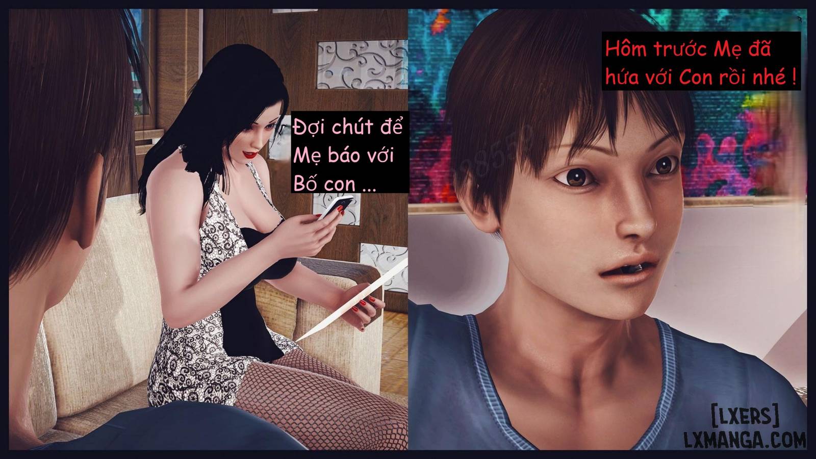 HentaiVN.net - Ảnh 23 - ĐI THI CÙNG MẸ - Chương 3.1