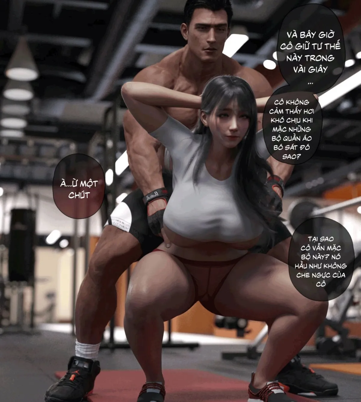 HentaiVN.net - Ảnh 7 - Bài Tập Khoả Thân [Nude Exercise] - Chap 1