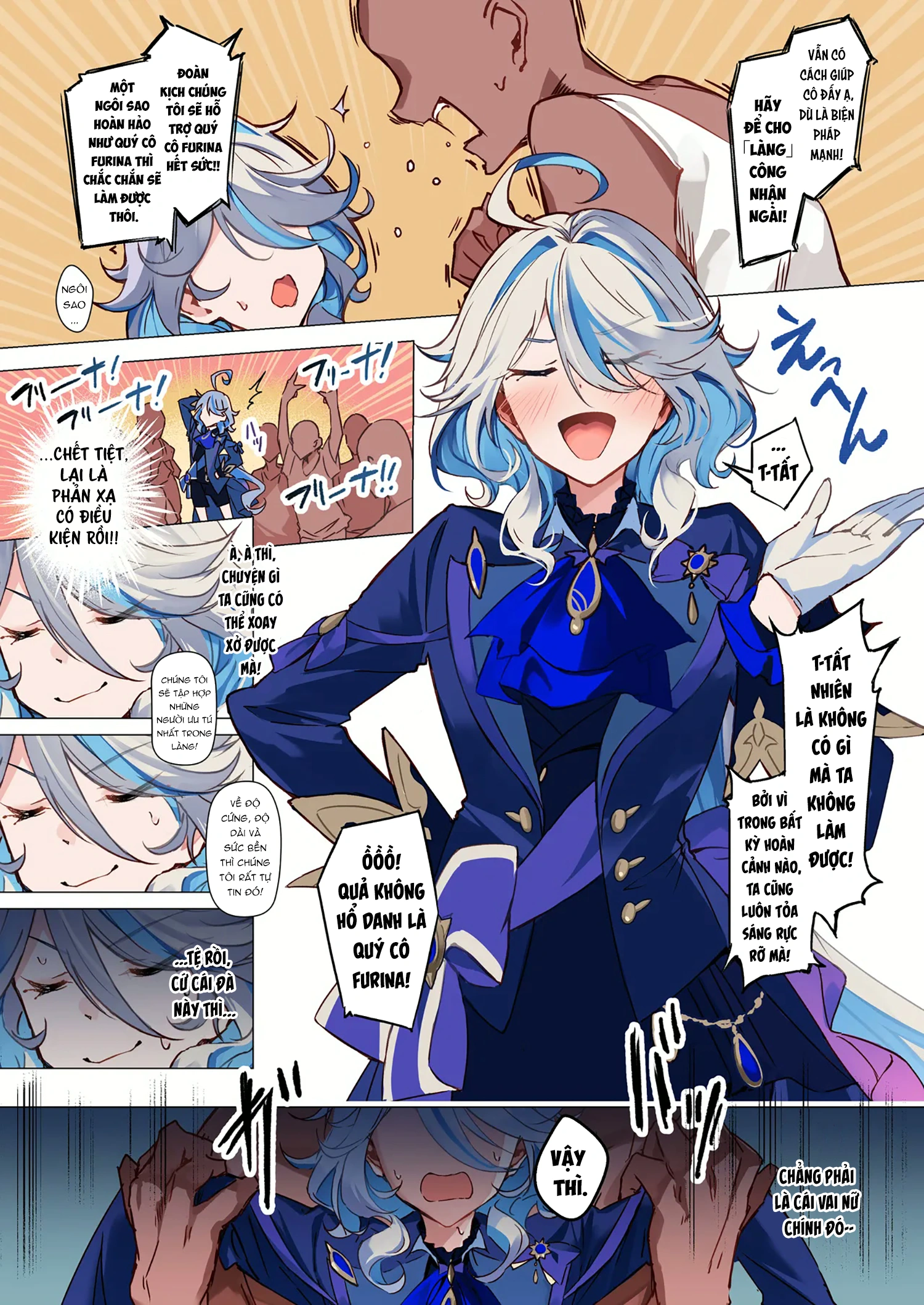 HentaiVN.net - Ảnh 6 - Furina sama và ngôi làng biến thái - Oneshot chính truyện