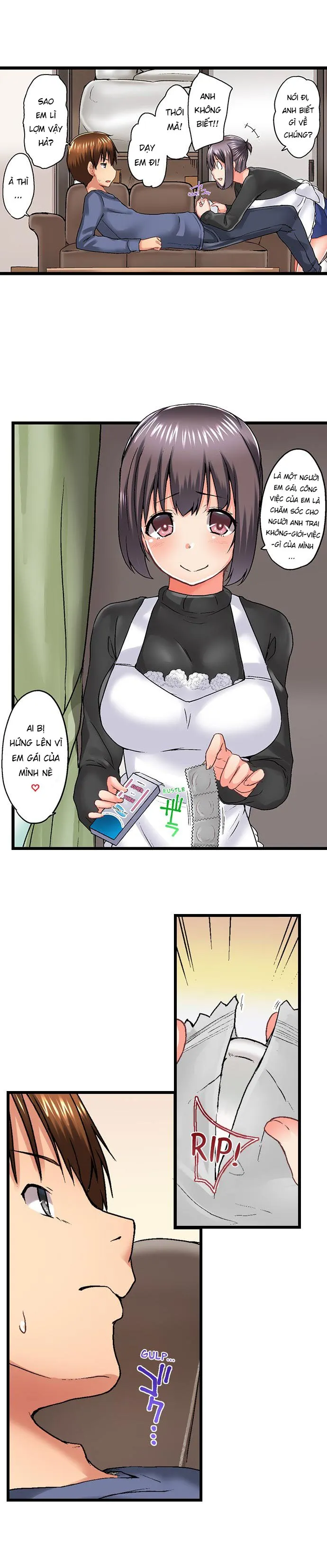 HentaiVN.net - Ảnh 6 - Overflow [Anh trai trượt vào tôi trong nhà tắm] - Chap 38