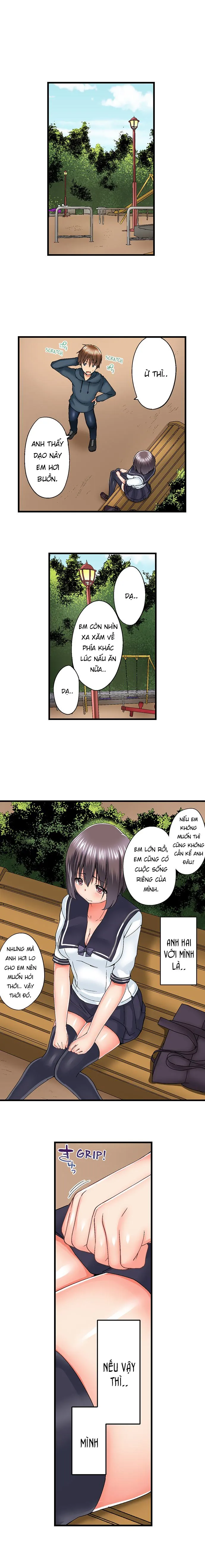 HentaiVN.net - Ảnh 6 - Overflow [Anh trai trượt vào tôi trong nhà tắm] - Chap 49
