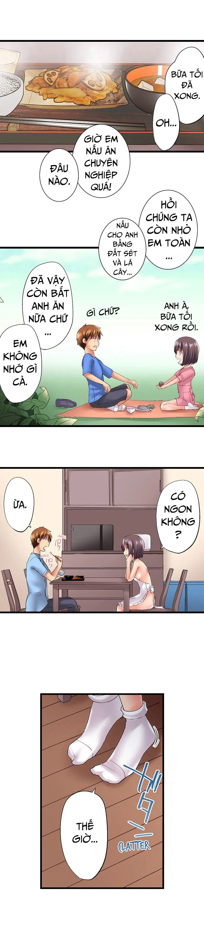 HentaiVN.net - Ảnh 3 - Overflow [Anh trai trượt vào tôi trong nhà tắm] - Chap 83