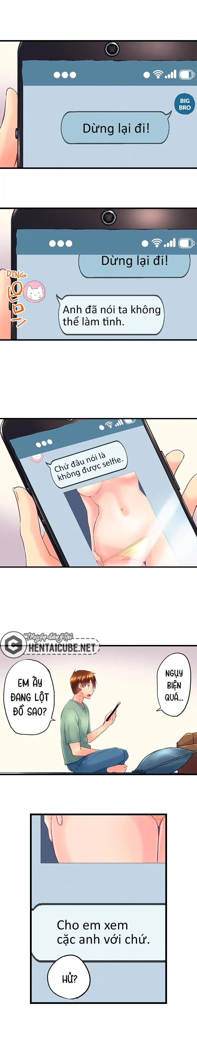 HentaiVN.net - Ảnh 3 - Overflow [Anh trai trượt vào tôi trong nhà tắm] - Chap 110