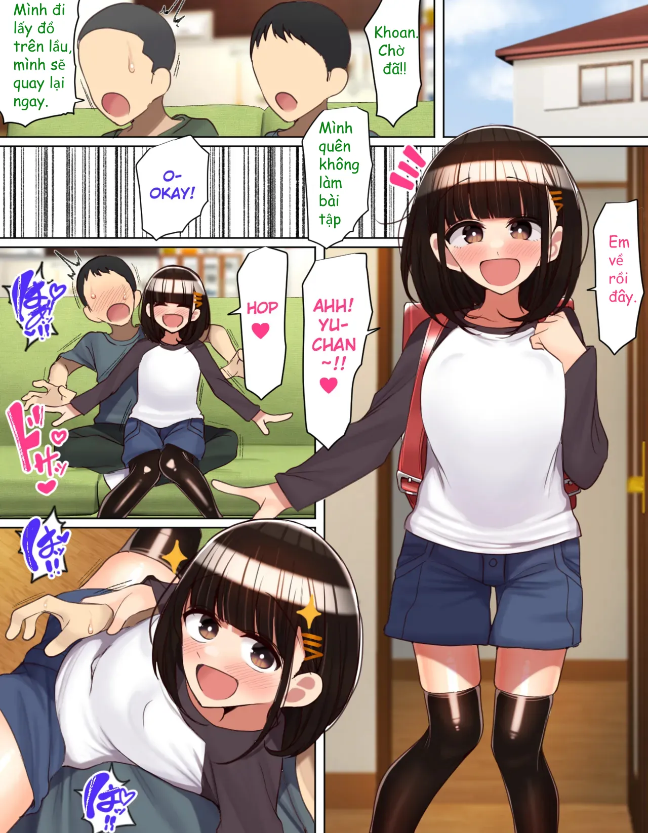 HentaiVN.net - Ảnh 14 - Hamusuta-nonikomi (Motsuaki)] Tomodachi no Imouto wa Onani ni Hamatteru - chap1