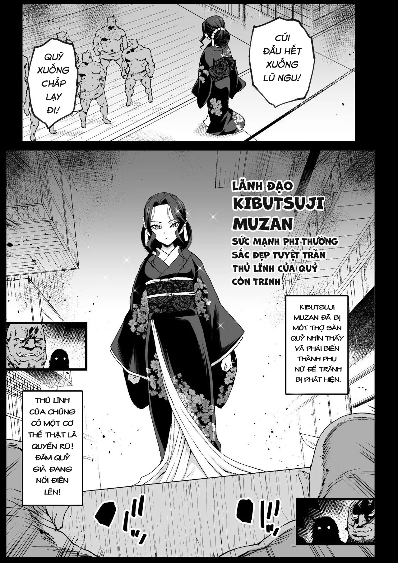 HentaiVN.net - Ảnh 4 - RAPE OF DEMON SLAYER [Hiếp dâm Muzan] - Chap 1 : Muzan