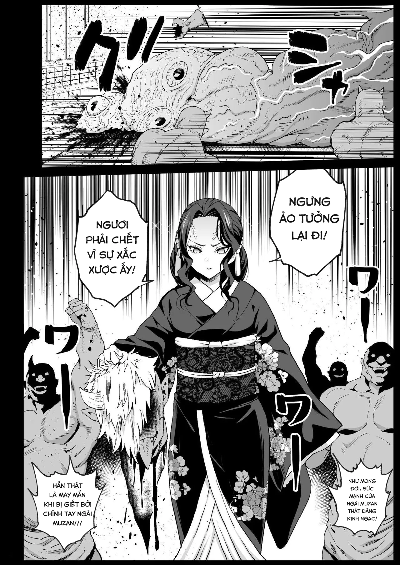 HentaiVN.net - Ảnh 7 - RAPE OF DEMON SLAYER [Hiếp dâm Muzan] - Chap 1 : Muzan