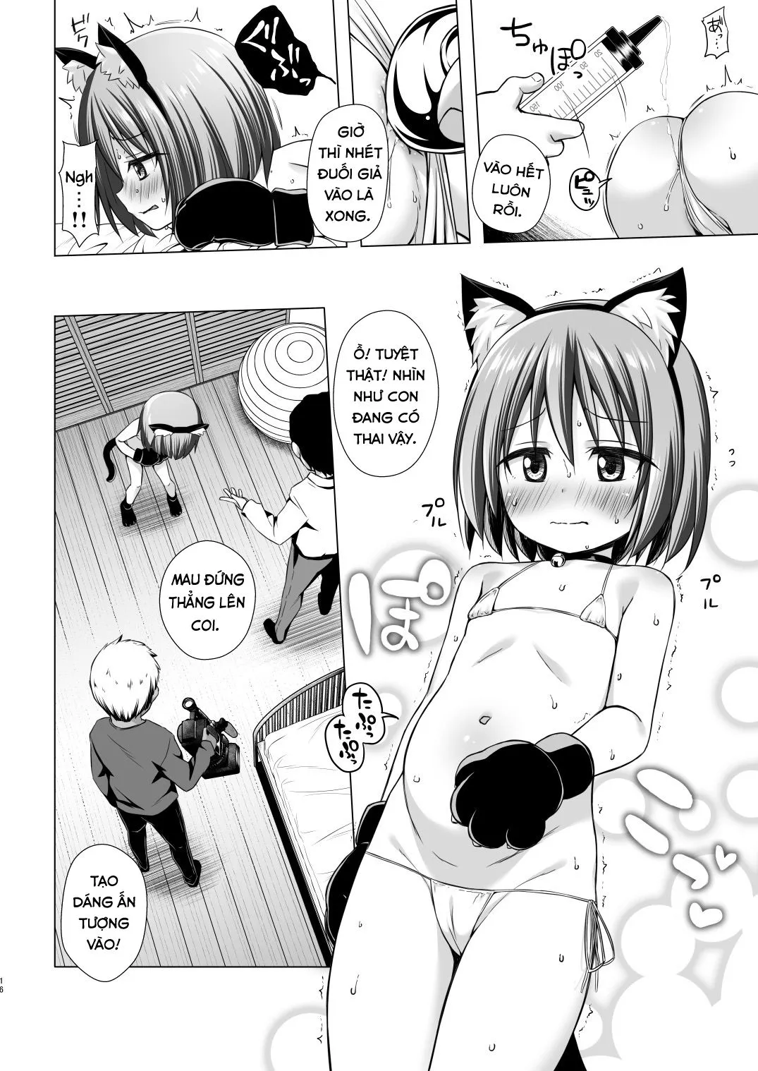 HentaiVN.net - Ảnh 16 - Tác phẩm của một thiên thần nhỏ [Chiisana Tenshi no Oshigoto wa ; A little angel's work] - Chap 2