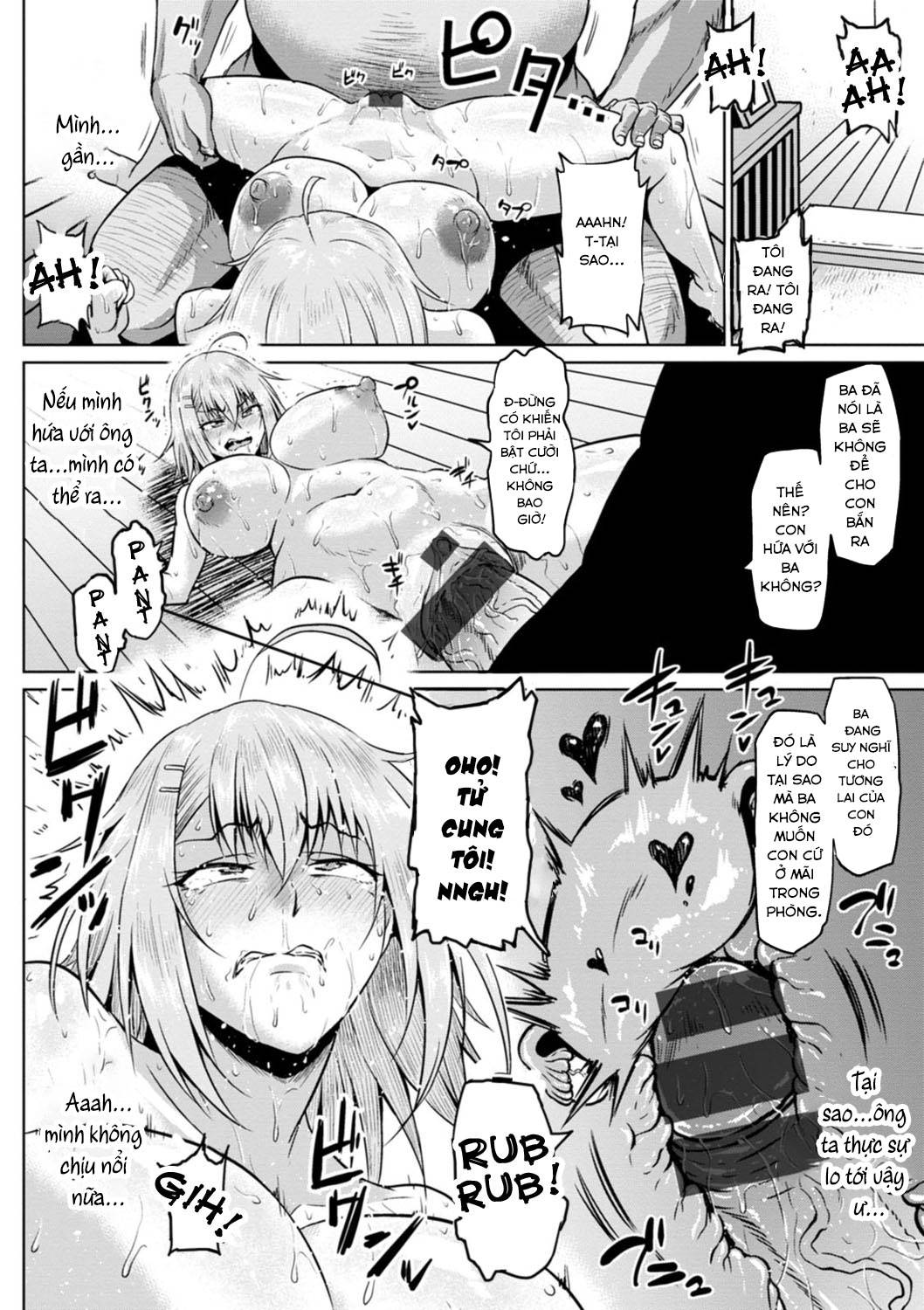 HentaiVN.net - Ảnh 6 - Ba địt con gái hỗn láo - Chap 2