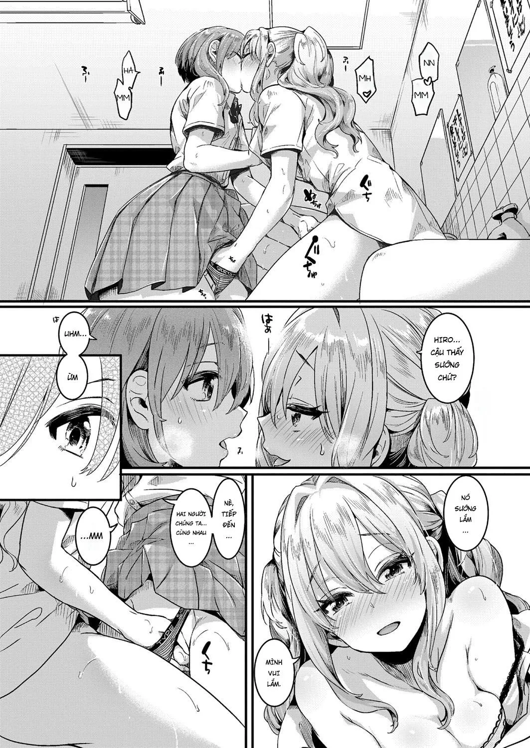 HentaiVN.net - Ảnh 12 - Lẽ Ra Mình Phải Thích Con Gái [Watashi wa Onnanoko ga Suki datta Hazu nano ni - But I fell in with something different.; 私は女の子が好きだったはずなのに] - Chap 1 - [Non Digital]- [Có che]