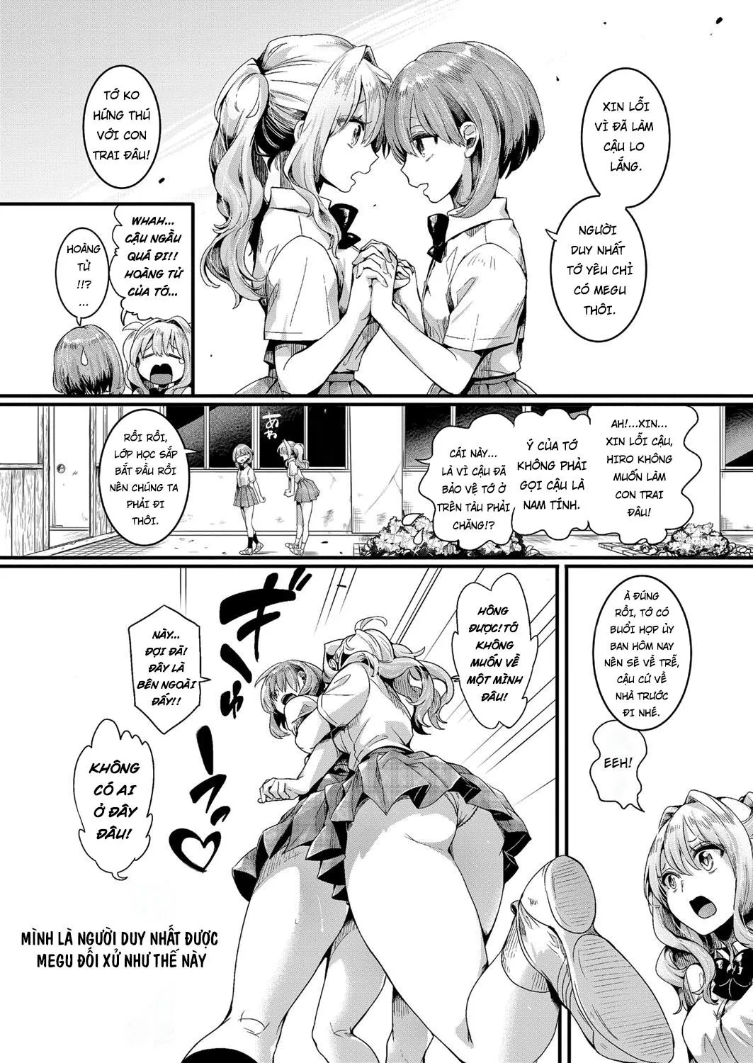 HentaiVN.net - Ảnh 16 - Lẽ Ra Mình Phải Thích Con Gái [Watashi wa Onnanoko ga Suki datta Hazu nano ni - But I fell in with something different.; 私は女の子が好きだったはずなのに] - Chap 1 - [Non Digital]- [Có che]