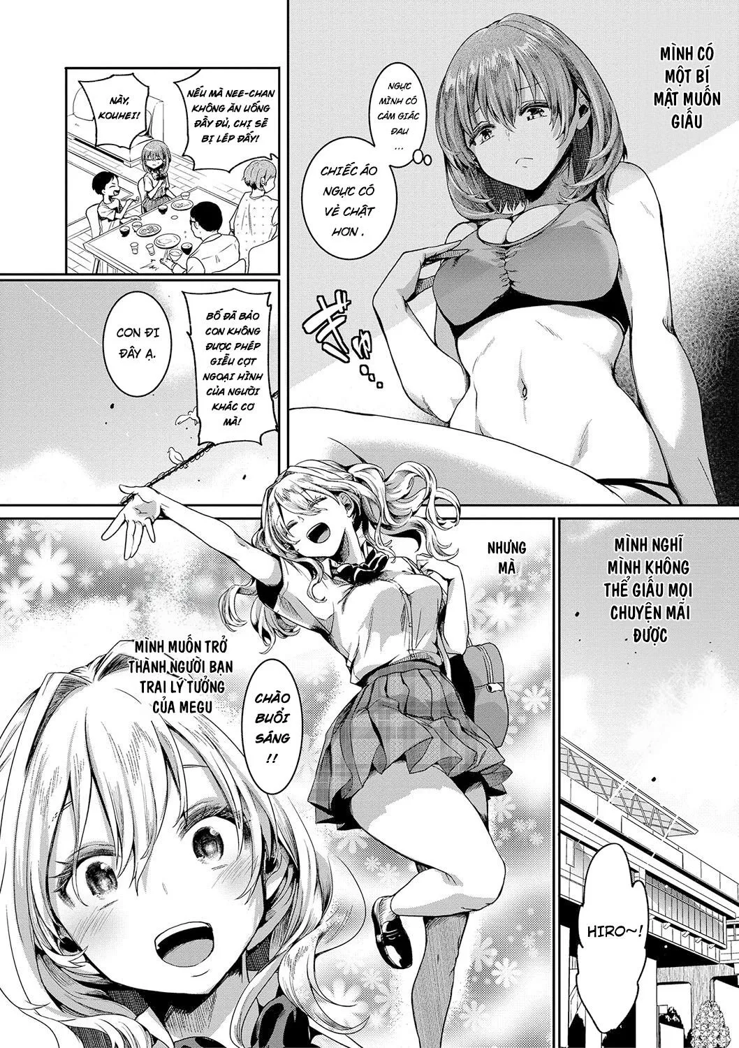 HentaiVN.net - Ảnh 5 - Lẽ Ra Mình Phải Thích Con Gái [Watashi wa Onnanoko ga Suki datta Hazu nano ni - But I fell in with something different.; 私は女の子が好きだったはずなのに] - Chap 2