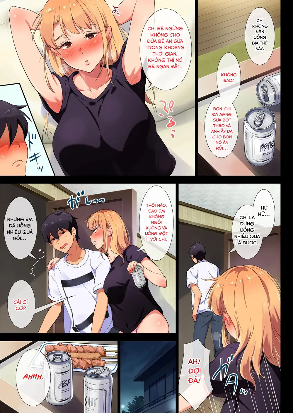 HentaiVN.net - Ảnh 6 - MY FORMER-DELINQUENT SISTER IS BREASTFEEDING AT HOME - Chap 1