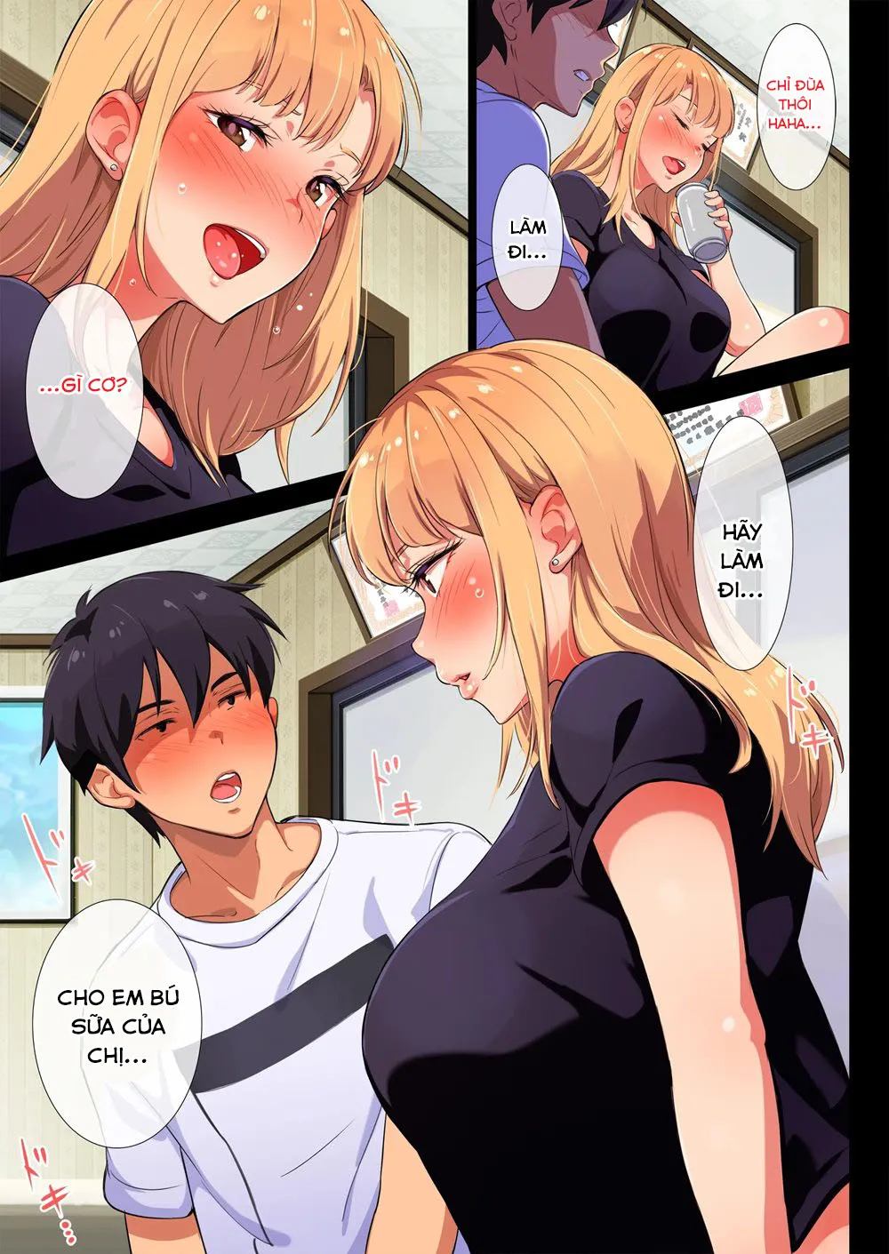 HentaiVN.net - Ảnh 8 - MY FORMER-DELINQUENT SISTER IS BREASTFEEDING AT HOME - Chap 1