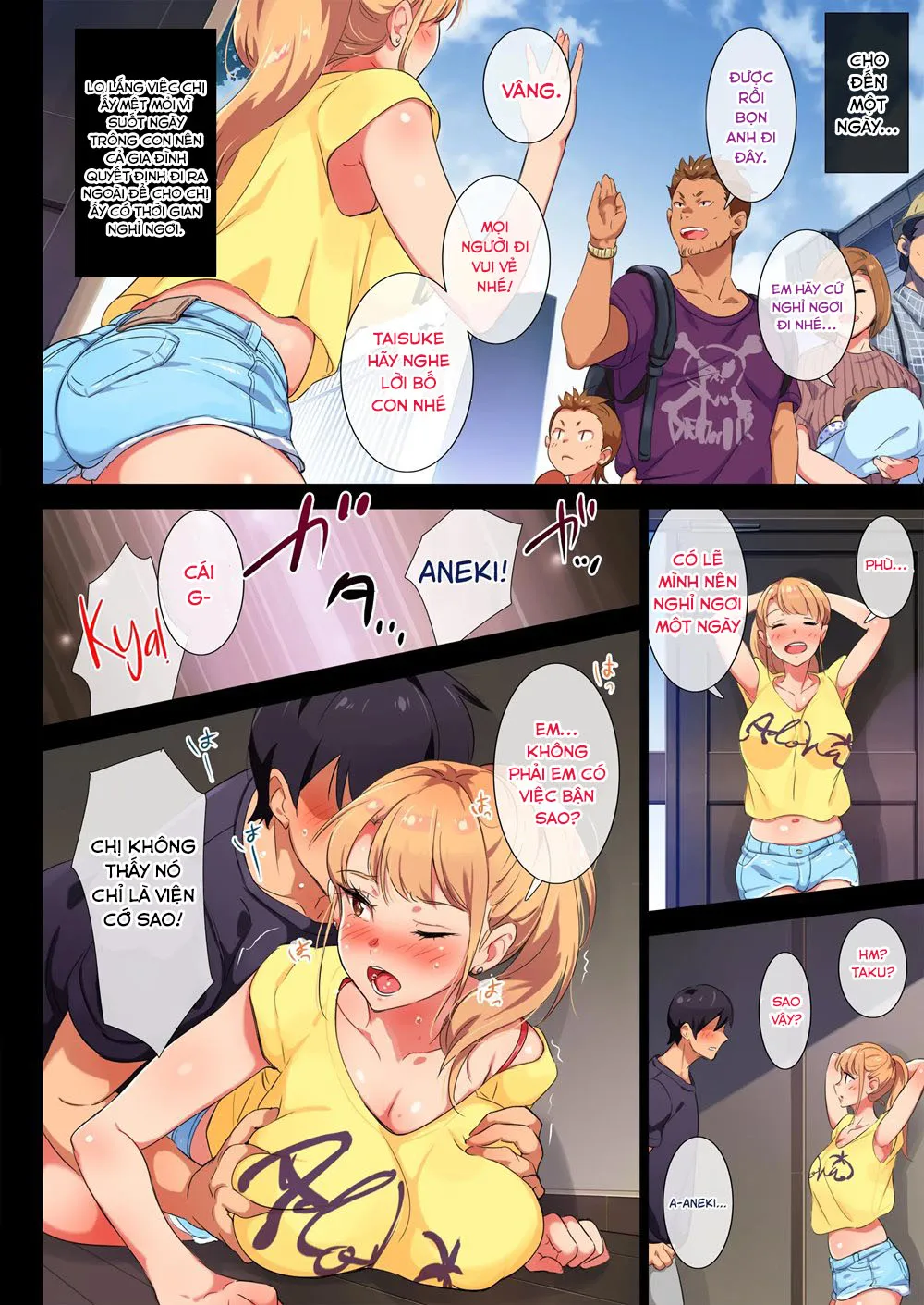 HentaiVN.net - Ảnh 3 - MY FORMER-DELINQUENT SISTER IS BREASTFEEDING AT HOME - Chap 11 [End]