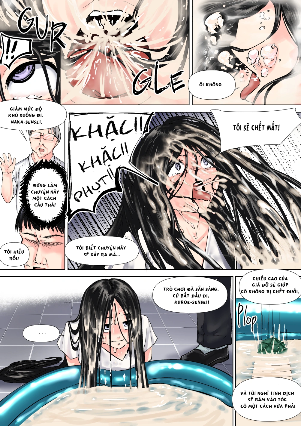 HentaiVN.net - Ảnh 4 - Series Truyện Sở Thích Kỳ Lạ Với Tóc - Kuroe Sensei Phần 2
