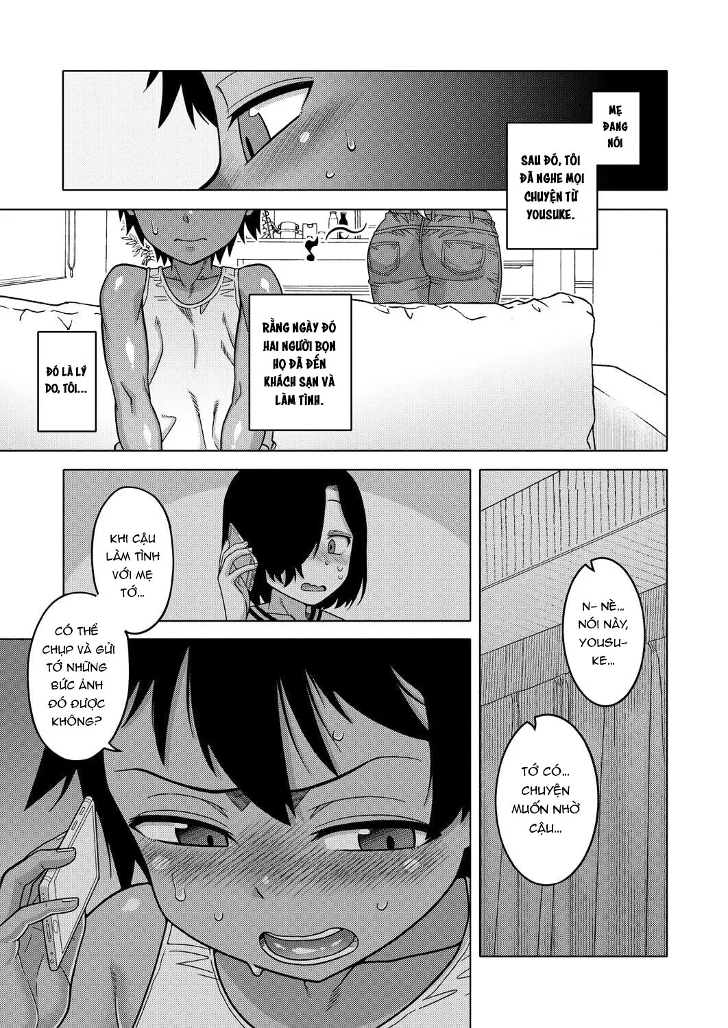 HentaiVN.net - Ảnh 14 - Boku no Kaa-chan to Ore no Mama - Oneshot
