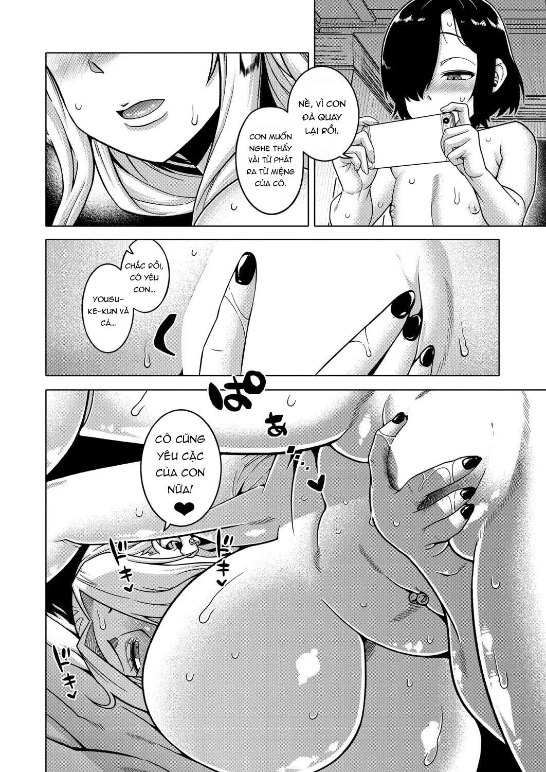 HentaiVN.net - Ảnh 29 - Boku no Kaa-chan to Ore no Mama - Oneshot
