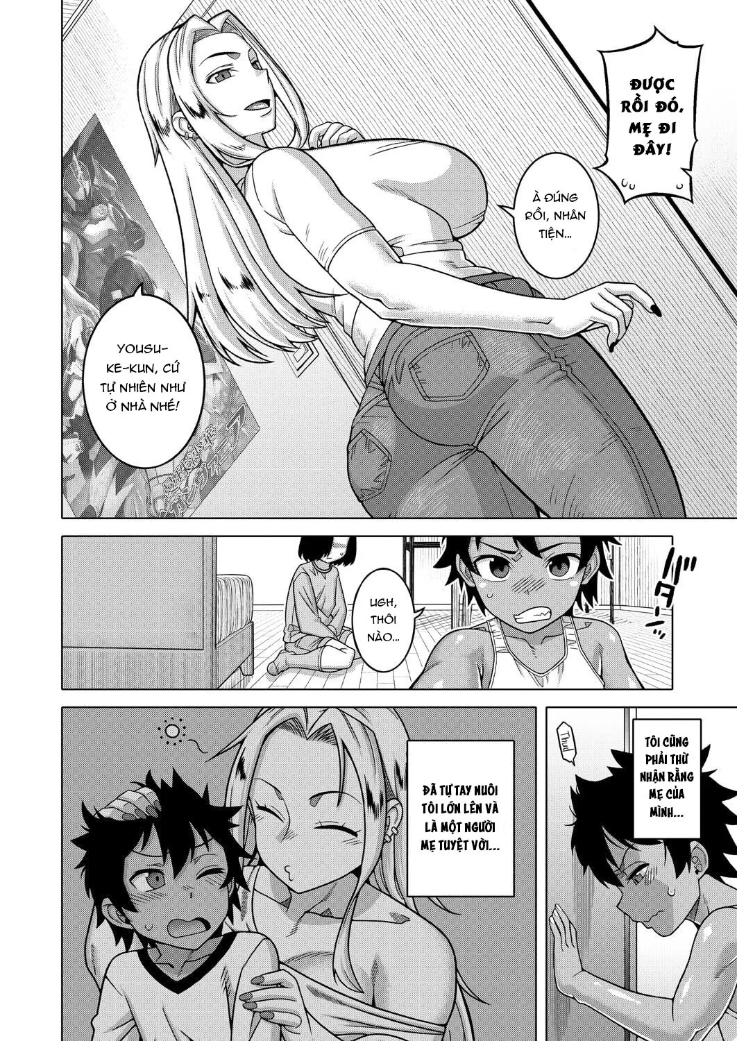 HentaiVN.net - Ảnh 7 - Boku no Kaa-chan to Ore no Mama - Oneshot