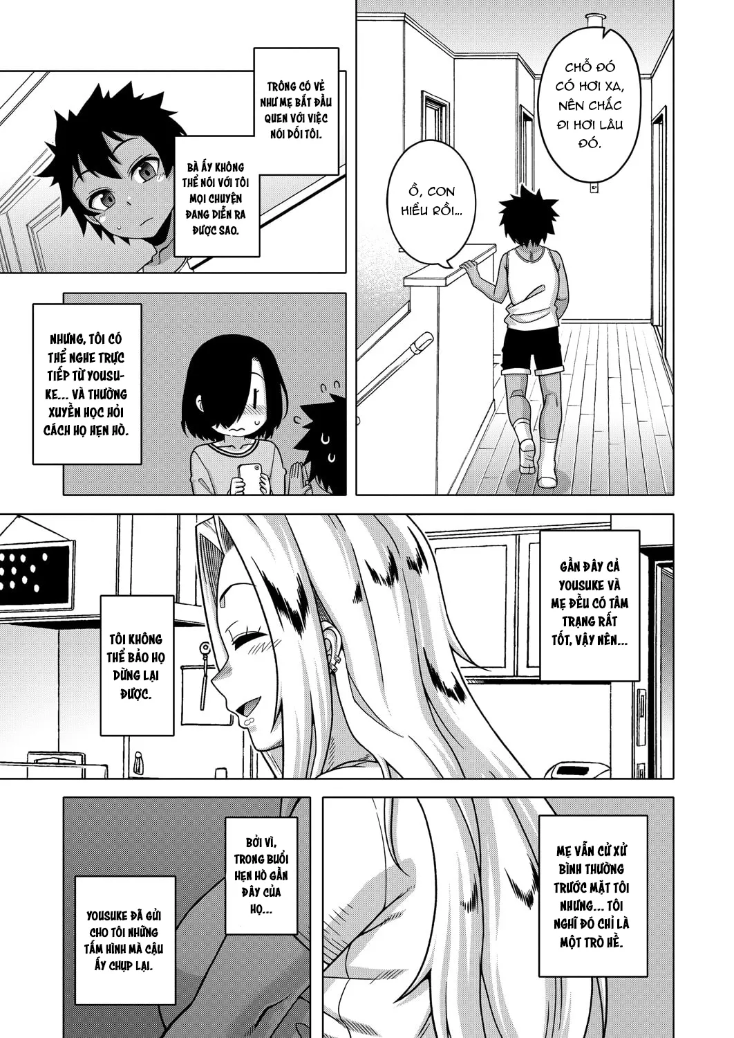 HentaiVN.net - Ảnh 12 - Boku no Kaa-chan to Ore no Mama - Chap 1