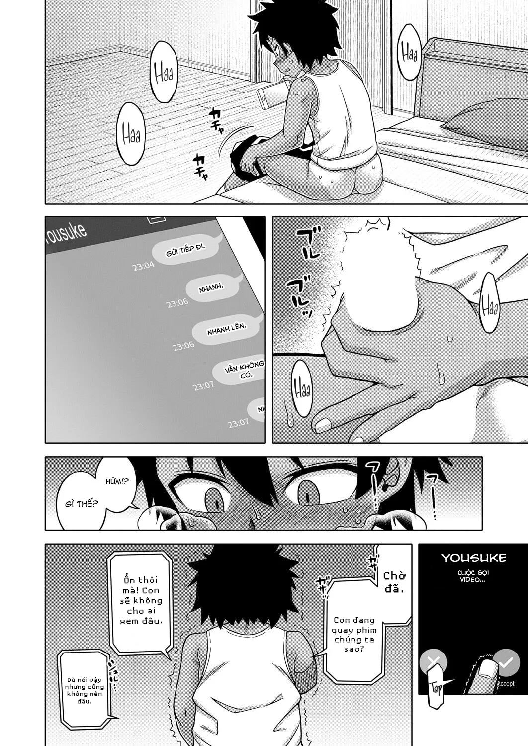 HentaiVN.net - Ảnh 27 - Boku no Kaa-chan to Ore no Mama - Chap 1