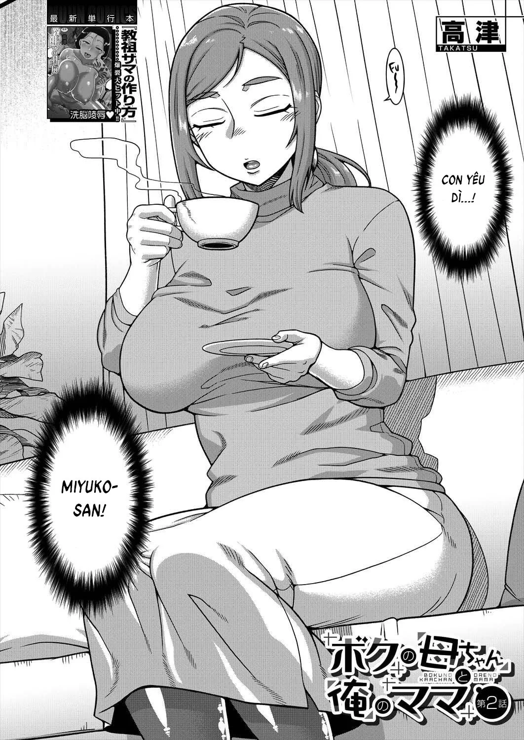 HentaiVN.net - Ảnh 3 - Boku no Kaa-chan to Ore no Mama - Chap 2