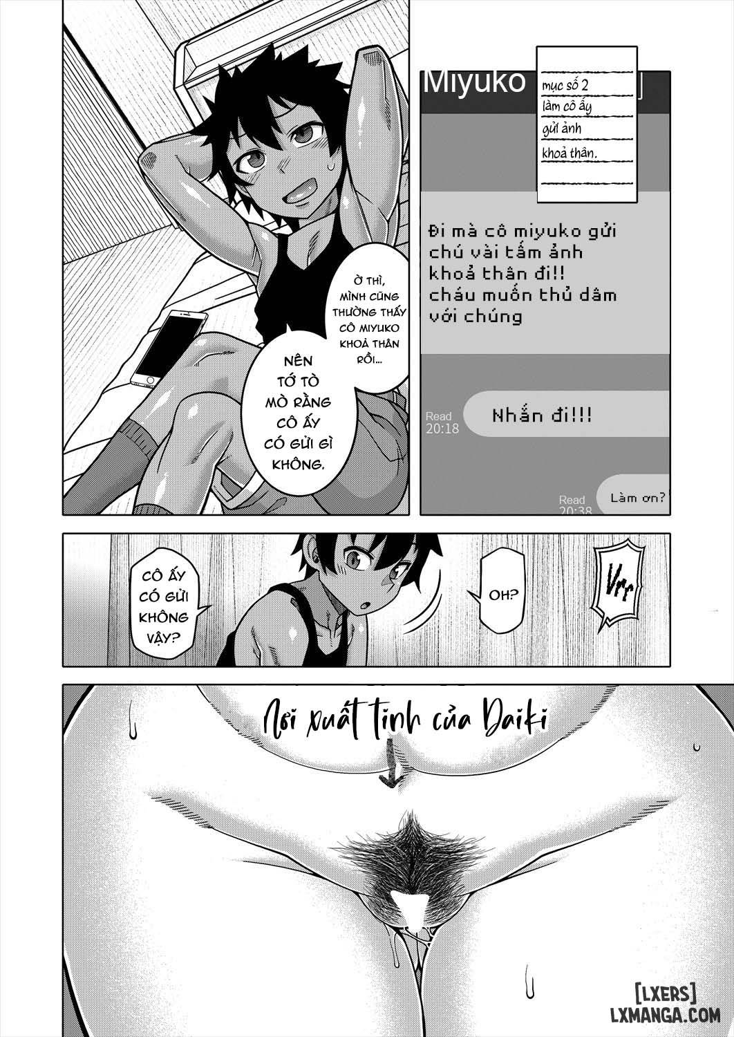 HentaiVN.net - Ảnh 13 - Boku no Kaa-chan to Ore no Mama - Chap 3