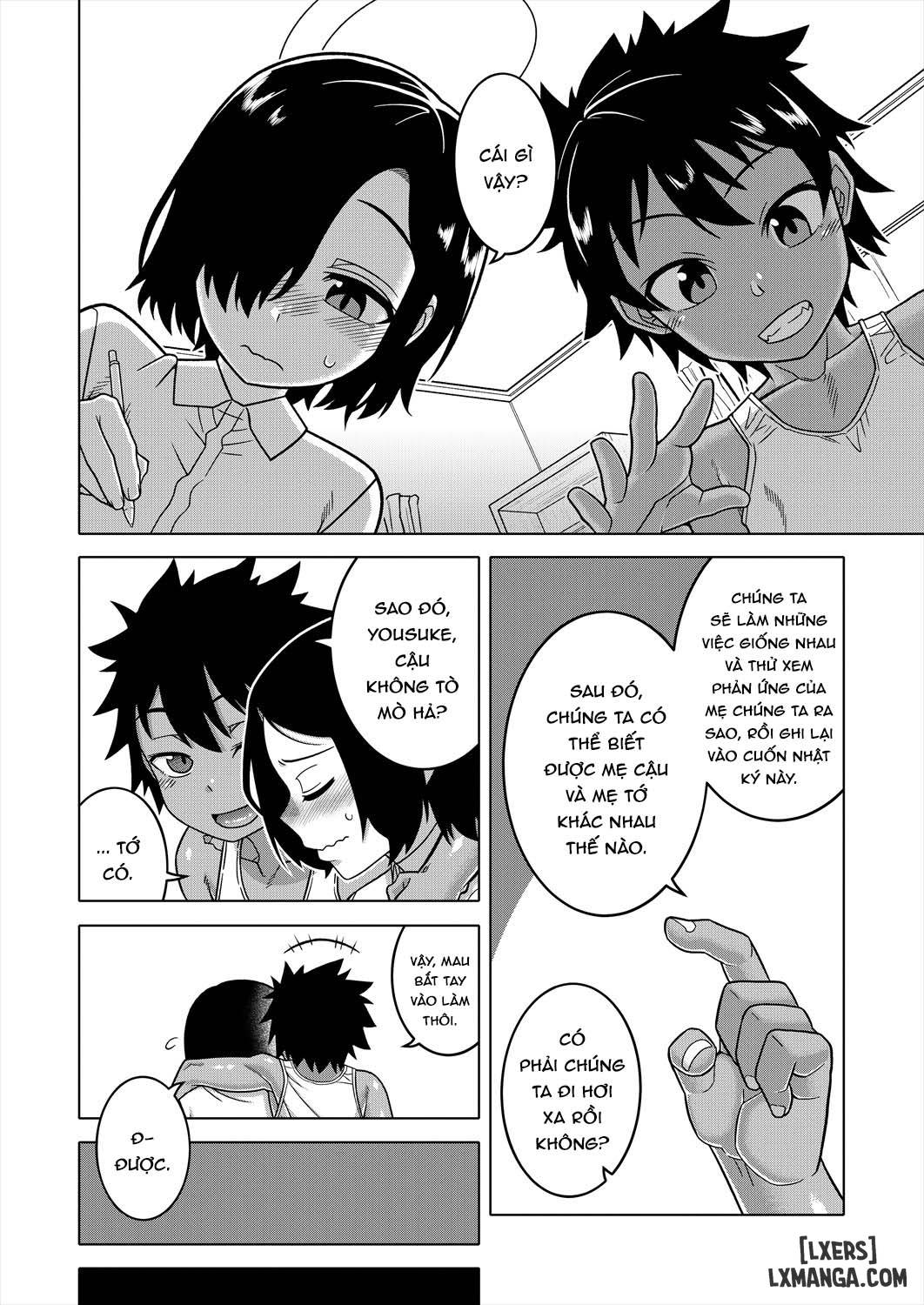 HentaiVN.net - Ảnh 7 - Boku no Kaa-chan to Ore no Mama - Chap 3