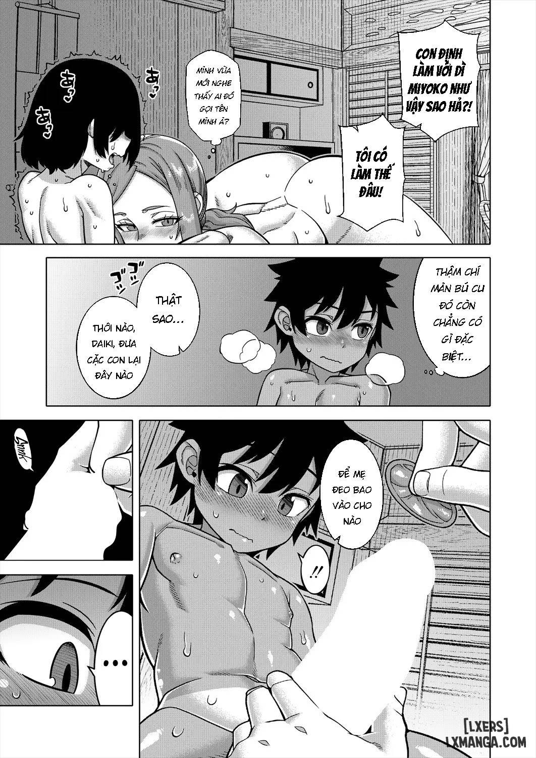 HentaiVN.net - Ảnh 15 - Boku no Kaa-chan to Ore no Mama - chap 4