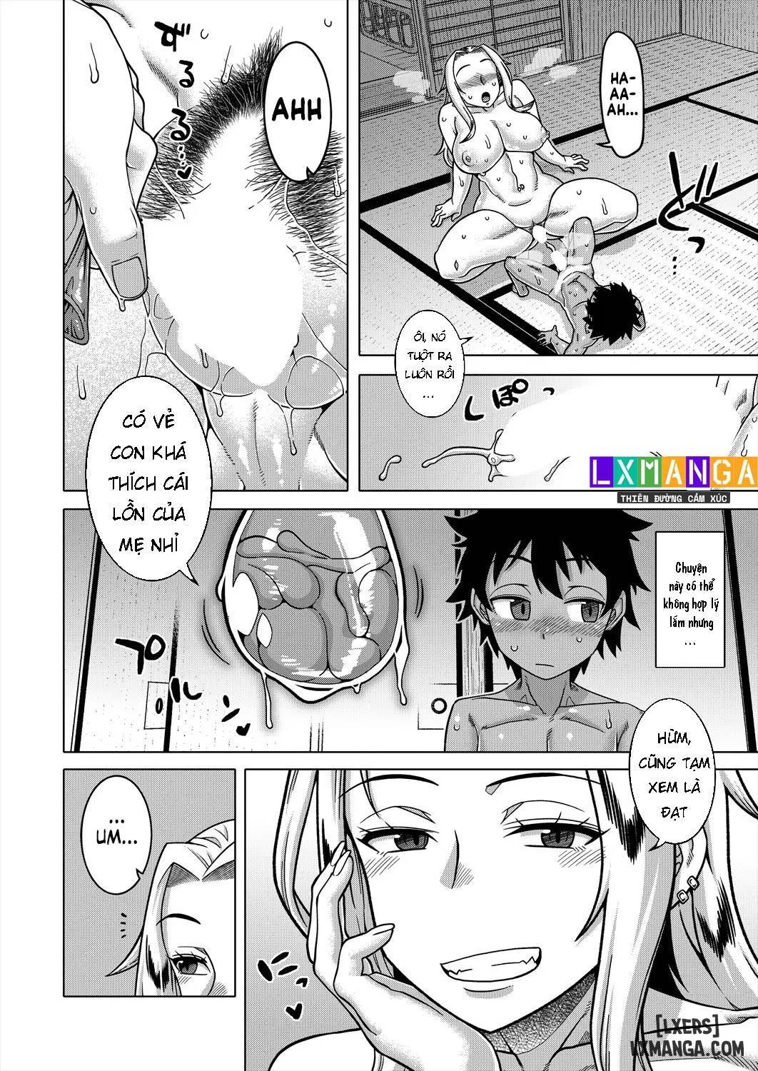HentaiVN.net - Ảnh 29 - Boku no Kaa-chan to Ore no Mama - chap 4