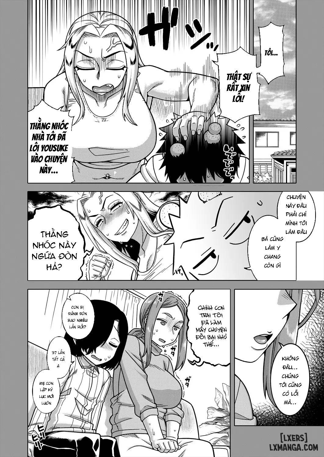 HentaiVN.net - Ảnh 4 - Boku no Kaa-chan to Ore no Mama - chap 4