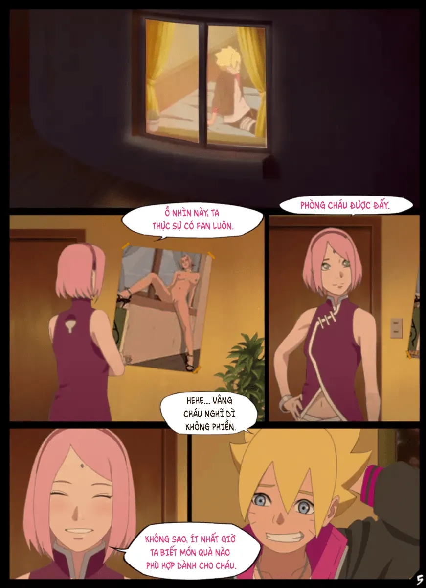 HentaiVN.net - Ảnh 7 - Sinh Nhật Boruto [Boruto's birthday clash] - Chap 1. Đêm sinh nhật nhớ đời