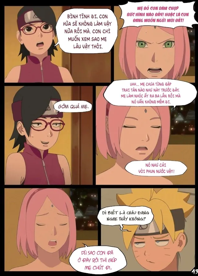 HentaiVN.net - Ảnh 3 - Sinh Nhật Boruto [Boruto's birthday clash] - Chap 3.1 Mangekyou Sharingan