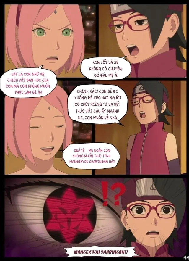 HentaiVN.net - Ảnh 4 - Sinh Nhật Boruto [Boruto's birthday clash] - Chap 3.1 Mangekyou Sharingan
