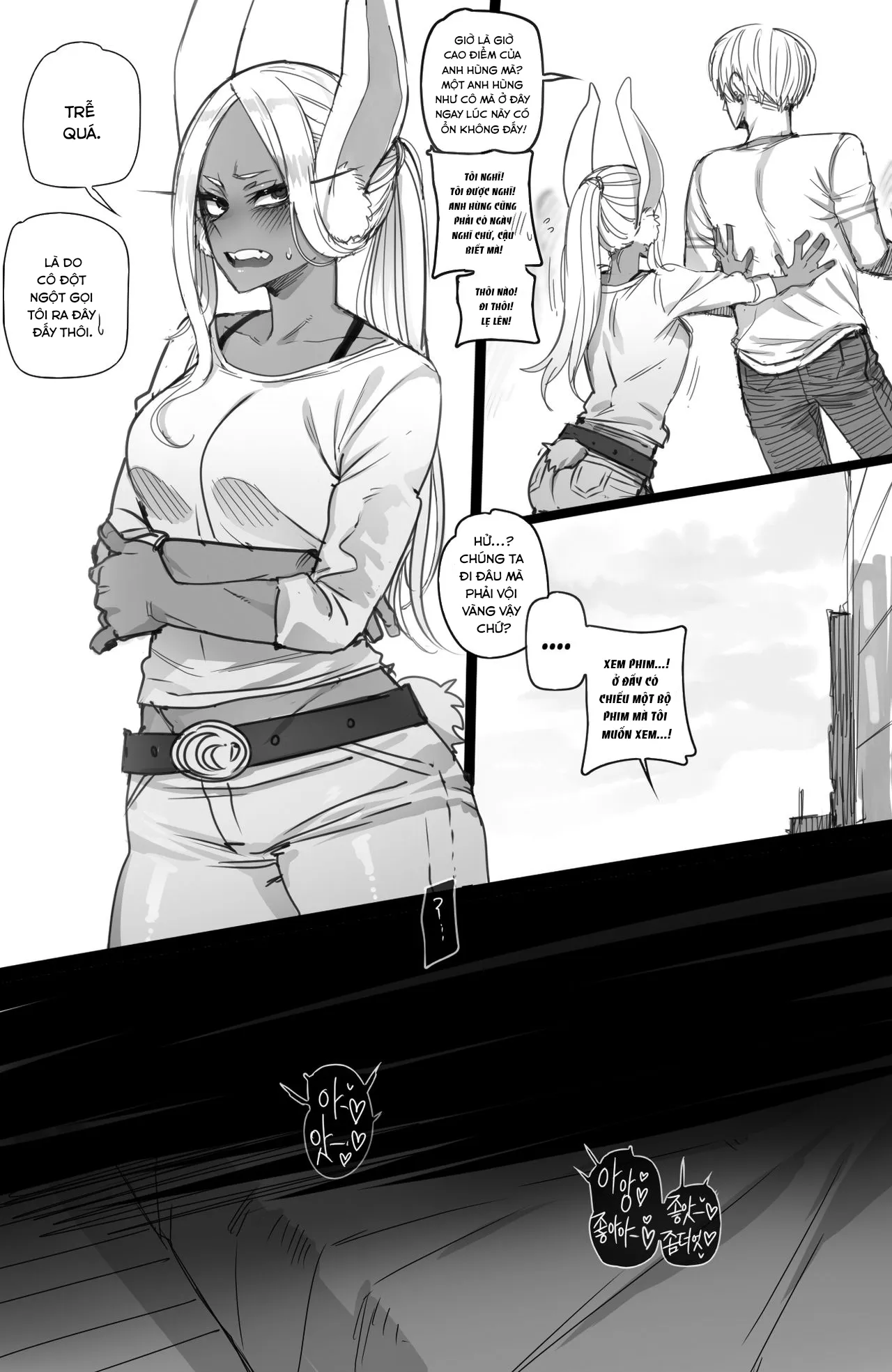 HentaiVN.net - Ảnh 18 - MY HERO HAREM [Mirko: Individual Compatibility,] - Chap 1 - Mirko Individual Compatibility