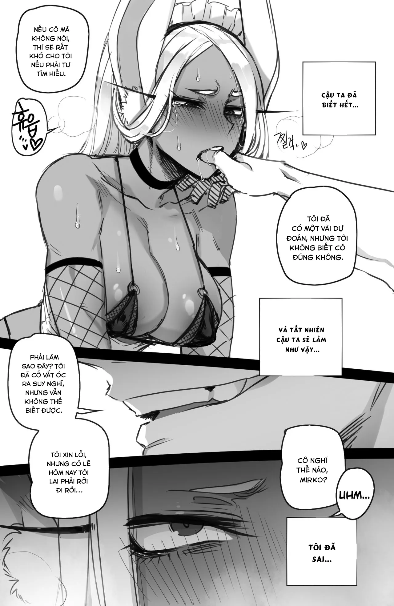 HentaiVN.net - Ảnh 25 - MY HERO HAREM [Mirko: Individual Compatibility,] - Chap 1 - Mirko Individual Compatibility