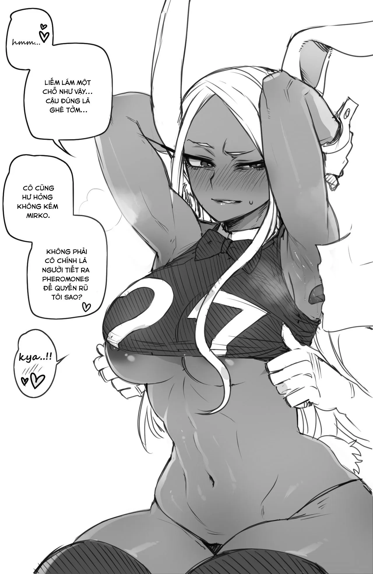HentaiVN.net - Ảnh 29 - MY HERO HAREM [Mirko: Individual Compatibility,] - Chap 1 - Mirko Individual Compatibility